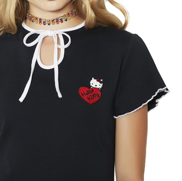 **SOLD** Lazy Oaf x Hello Kitty Keyhole Dress, Sz. S - Picture 11 of 14